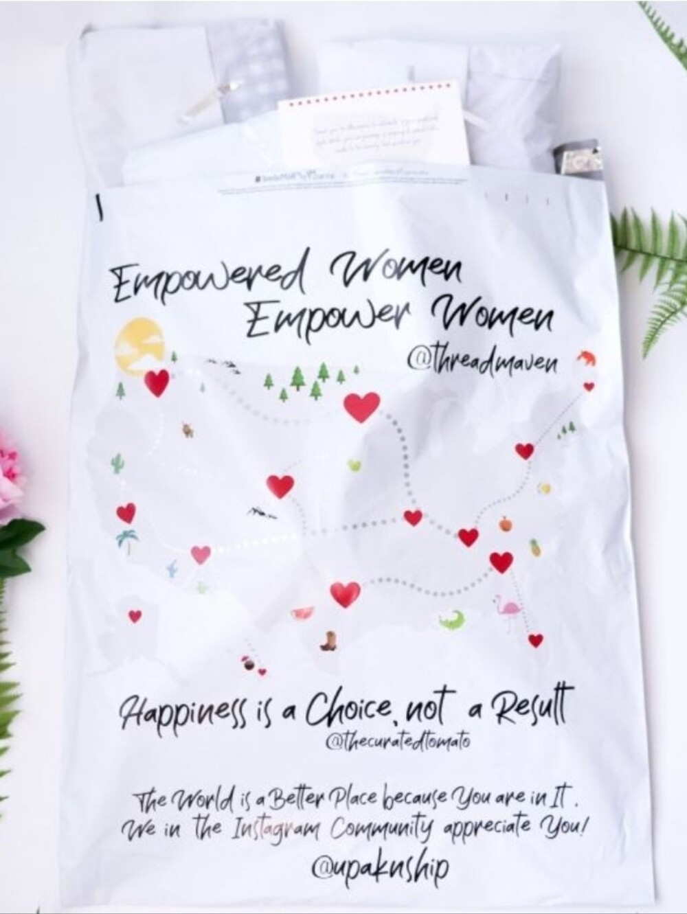 10pcs 19x24 inspirational Poly Mailers